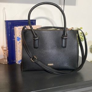 Black Aldo purse with crossbody strap